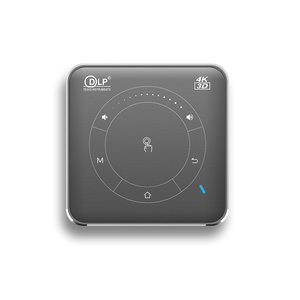 Nouveau projecteur mini intelligent Wi-Fi populaire, LED, pour home cinéma, avec haut-parleur karaoké, Android 14, portable, pour utilisation en extérieur, batterie en option - Product Image 1
