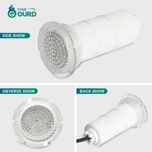 Haute luminosité basse tension <span class=keywords><strong>sans</strong></span> <span class=keywords><strong>fil</strong></span> étanche Rgb 55mm remplacement Nicheless natation sous-marine couleur changeante <span class=keywords><strong>piscine</strong></span> lumière - Product Image 6