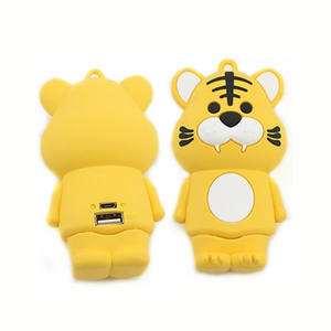 แบตเตอรี่สำรอง2600mAh ฝาครอบซิลิโคน DY-001รูปสัต<span class=keywords><strong>ว</strong></span>์แบตเตอรี่ภายนอกสำหรับสมาร์ทโฟนรูปเสือชาร์จเร็<span class=keywords><strong>ว</strong></span> - Product Image 5