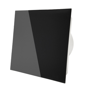 Ventilateur d'extraction pour <span class=keywords><strong>salle</strong></span> <span class=keywords><strong>de</strong></span> <span class=keywords><strong>bain</strong></span> et toilettes, personnalisé, <span class=keywords><strong>de</strong></span> bonne qualité, étanche IPX4, silencieux, petit, intelligent, avec panneau en verre noir <span class=keywords><strong>de</strong></span> 4 pouces, pour la maison - Product Image 1