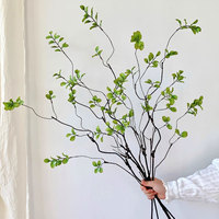 Feuilles d'érable artificielles en soie, petites, pour l'automne, finition haut de gamme et réaliste, pour arrangements floraux de salon, décoration intérieure et mise en scène.