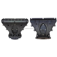 1.4 "guide d'ondes de gorge Tweeter Line Array haut-parleur klaxon conçu pour les pièces de système Audio professionnel diffuseur en plastique d'armoire vide