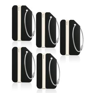 Wholesale Custom Multi-Color Aluminum Alloy <b>Metal</b> Luggage Tags Custom Travel <b>Suitcase</b> Labels Laser Engraving Logo Available - Product Image 3