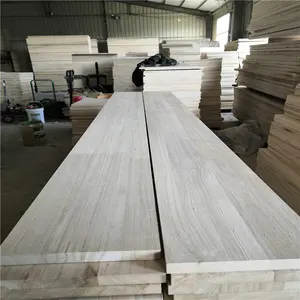 Bois laminé Paulownia 2x4, lattes de bois de Paulownia de couleur naturelle