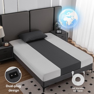 Sábana Plana Antiestática y Ecológica, Agradable al Tacto, Bordada, 400 Hilos, para Uso en Casa, Hotel y Hospital, para Todas las Estaciones - Product Image 2