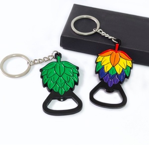 Custom Free Logo Cast Bar Sublimation Beer Opener Carabiner Enamel Motel <b>Keychains</b> Key Ring Custom Metal Bottle Opener Keychain - Product Image 2