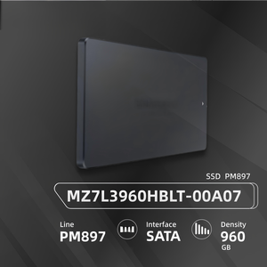 Disque SSD interne d'entreprise SATA 6 Gb/s de 2,5 pouces, 960 Go, pour serveur, PM897 MZ7L3960HBLT-00A07 - Product Image 5