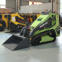 Chargeuse compacte sur chenilles CE EPA Derette XC1100, 25 CV, moteur Kubota D1105, diesel, hydraulique, petite chargeuse sur chenilles