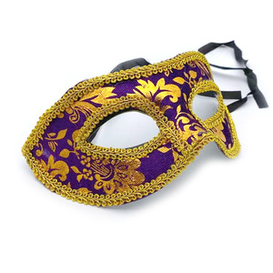 Unisex Retro Masquerade nửa mặt nạ Vintage Venetian Mặt Nạ Thời Trang Retro Venetian Masquerade nửa mặt nạ-7 màu tùy chọn - Product Image 3