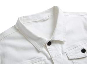 Chaqueta vaquera personalizada para hombre con diseño personalizado de fábrica OEM - Product Image 3