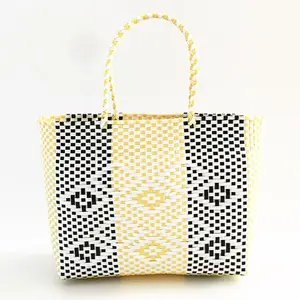 New Design PP Strap Hand Made Straw Woven Bag