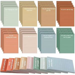 Notes autocollantes multicolores colorées, autocollants adhésifs inspirants et positifs pour agenda, carnet, mémo essentiel - Product Image 6