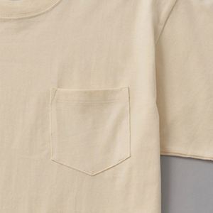 230gsm Cotton Men's <b>Pocket</b> <b>T</b>-<b>shirt</b> Custom Embroidery Logo Regular Fit Vintage <b>T</b> <b>Shirt</b> for Men With <b>Pocket</b> - Product Image 4