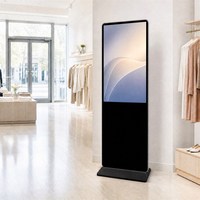 Layar Digital Signage LCD Totem Kiosk untuk Promosi Periklanan Toko Ritel di Pusat Perbelanjaan