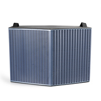 Meilleur échangeur d'air ERV Airwoods en aluminium et membrane polymère avec économie d'énergie et dimensions personnalisables pour la ventilation domestique