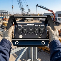Télécommande hydraulique industrielle avec interrupteur de sécurité, dispositif portable sans interférence de signal pour les grues en service