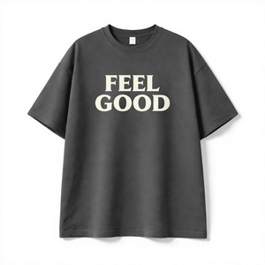 เสื้อยืดโอเวอร์ไซส์ผู้ชาย คอโอ แขนสั้น พิมพ์ลายตัวอักษร สวมใส่สบาย ระบายอากาศได้ดี ทรงพอดีตัว - Product Image 4