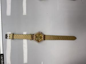 Orologio da Donna Hyf A91 alla Moda, Placcato Oro, Cassa Poligonale, Fasi Lunari, Cinturino in Pelle, Colori Misti - Product Image 3