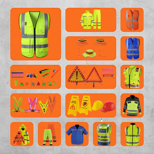 Custom Logo Hi-Vis Jacket Vest with Pocket New Innovation Customized <b>Reflective</b> <b>Safety</b> <b>Clothing</b> - Product Image 1