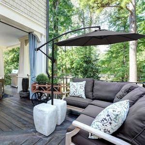 ABCCANOPY-sombrilla colgante de 10 pies, parasoles para muebles de jardín y exteriores - Product Image 6