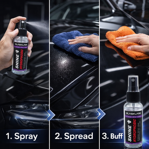Revêtement Céramique en Spray 9H pour Voitures - Protection Hydrophobe du Verre et de la Peinture, Brillance Intense, Application Facile pour Voitures Neuves et Anciennes (50ML) - Product Image 3