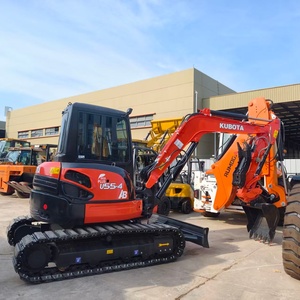 Mini-excavatrice KUBOTA U55-4 d'occasion en excellent état, haute qualité, bien entretenue, économique en carburant, capacité de godet standard, en stock - Product Image 5