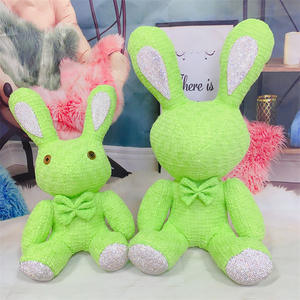 Conejo de Peluche con Incrustaciones de Diamantes, Adorno Grande, Conejo de Peluche para Decoración del Hogar, Artesanía Hecha a Mano - Product Image 6