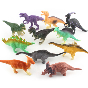 Set di Mini Figure di Dinosauri 12 in 1, Modellini di Dino <span class=keywords><strong>Giocattolo</strong></span>, Tirannosauro <span class=keywords><strong>Rex</strong></span>, Triceratopo, Mini Giocattoli Animali - Product Image 2