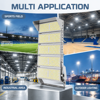 Lampu Sorot LED Dark-Sky Spill Light Control 1000W 1200W untuk Tiang Stadion Arena Olahraga