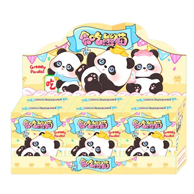 Snack-Obsessed Panda Blind Box-Resin Figurines Living Their Best Foodie Life