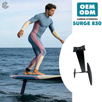 Novedades 2026 SURGE 830 Ala de Hidroala de Carbono para Surf, Rápida Respuesta en Curvas, Alto Rendimiento, Control Suave