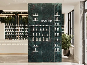 Service de design d'intérieur sur mesure pour boutique de cosmétiques minimalistes, unité d'exposition de parfums et aménagement de magasin de maquillage - Product Image 3