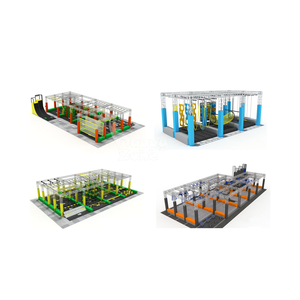 Tùy chỉnh NINJA CHIẾN BINH tất nhiên giàn cấu trúc cho trẻ em và người lớn Ninja trở ngại tất nhiên phòng tập thể dục thiết bị Ninja sân chơi để bán - Product Image 5