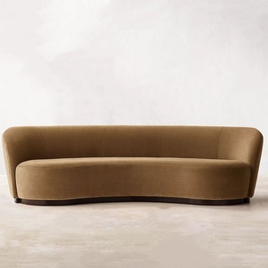 Sofá HEC de lujo de diseño para sala de estar, sofá de terciopelo de mediados de siglo de Copenhague para el hogar, centro comercial, apartamento o muebles de Club - Product Image 2