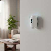 Termostato Inteligente con Disipador de Calor TRV602W, Versión WiFi, Termostato de Bajo Voltaje