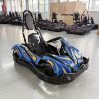 Nuevo Go Kart Eléctrico Azul 2025 Mejorado para Niños, Comercial, de Alta Calidad, Seguro, Venta al por Mayor de Fábrica, Personalizable Según se Necesite