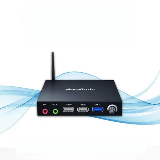 Apcsilmische Dot 1 Mini Pc Qualcomm Sc7180 Blue'tooth 5.1 Ondersteuning 4G Netwerk 5e Gen. Dual Band Wi-Fi Draagbare Mini Pc Computer