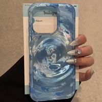À la mode INS Style mignon océan poisson Laser tourbillon motif coque de téléphone pour iPhone 13 11 12 14 15 16 17 Pro Max couverture arrière antichoc