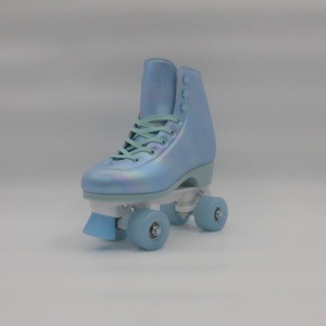 Yijiu รองเท้าสเก็ตโรลเลอร์สำหรับเด็ก, รองเท้าสเก็ต4ล้อพื้นนอกทำจากพีวีซีพื้น ABEC-7 - Product Image 5