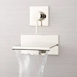 Bakır krom duvara monte küvet duş musluk küvet bağlantısız musluk duvar musluk