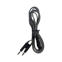 Câble électrique médical plat flexible en silicone 600V, 2 conducteurs, 0,75 mm², 0,05 mm, en cuivre étamé toronné