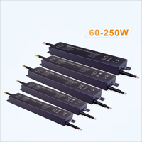 Échantillon Gratuit YSD Alimentation DC 12V 24V 48V Transformateur 60W 100W 150W 200W 300W Driver LED Étanche à Tension Constante