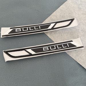 Nouvel emblème de porte ABS <span class=keywords><strong>BULLI</strong></span> noir brillant pour accessoires de style automobile Multivan - Product Image 2