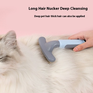 Peigne démêlant à picots simple rangée pour chiens de taille moyenne à grande, en plastique écologique, coque à bulles, toutes saisons - Product Image 4