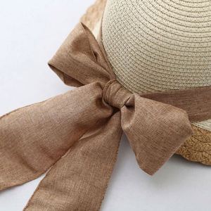Fashion Western Style Women's Large Brim Beach <b>Hat</b> Vacation Seaside <b>Straw</b> <b>Hat</b> Woman <b>Straw</b> Bucket <b>Hat</b> - Product Image 5