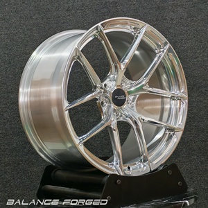 Rines Forjados Pulidos P101SC Estilo Cóncavo 5x112 5x120 de 19 20 21 22 23 Pulgadas con Ajuste Escalonado para <span class=keywords><strong>BMW</strong></span> F80 G80 M3 F82 G82 M4 F90 - Product Image 2
