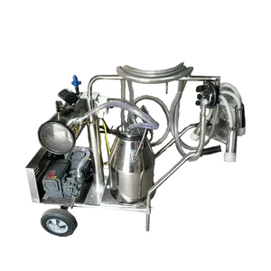 Manufacture Electric Pulse Goat Cow Milking Machine Dairy Farm Equipment Portable Goat Cow Milking Machine