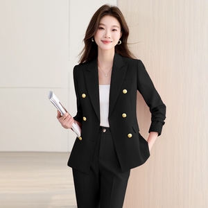 Traje de Chaqueta Azul Cielo de Moda para Mujer, Vestido Profesional para Primavera, Estilo Diosa, Conjunto <span class=keywords><strong>Formal</strong></span> y Casual - Product Image 5