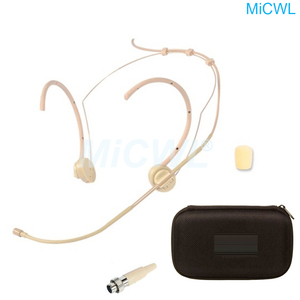 Microphone casque sans fil MiCWL OM12 pour EW XS G3 G4 GLX PGX SLX <span class=keywords><strong>ULX</strong></span> TA4F TA3F 3.5mm Jack pliable avec boîte à fermeture éclair - Product Image 6