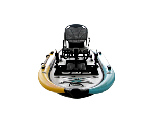 Mejor pesca popular de dos tonos inflable pedal de pesca Canoa/Kayak con remo y pedal - Product Image 2